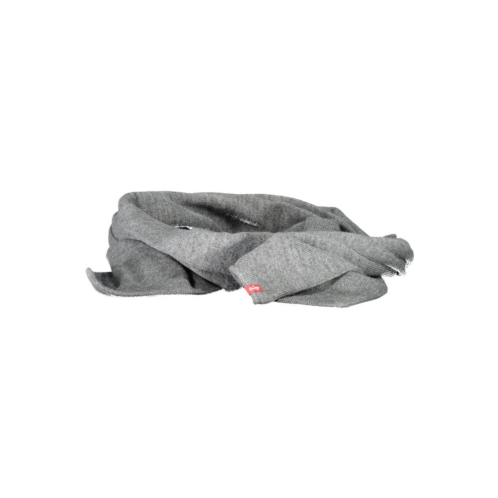 Levi's Gray Marabou Scarf